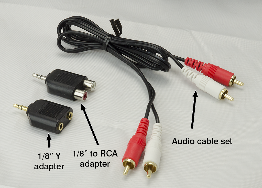 Audio splitter cables