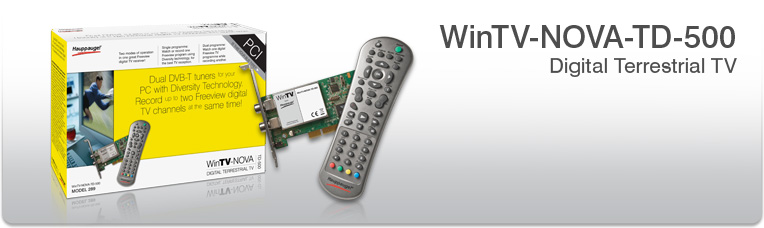 Wintv Nova-T Stick Drivers Vista