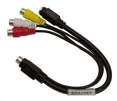 DIN style Composite/S-Video AV Cable