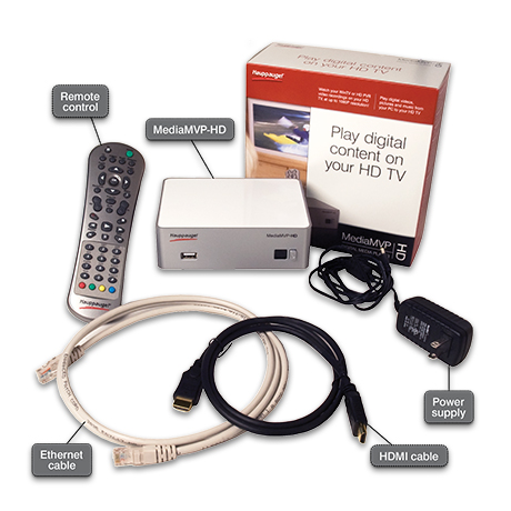 MediaMVP-HD package contents