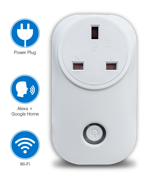 Smart WiFi Mini Plug Outlet, Works with Alexa and Google Home, Voice  Control, App Remote Control anywhere, No Hub Needed, UL certified