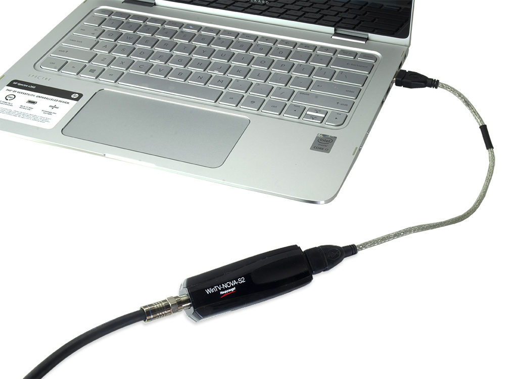 Use the WinTV-NOVA-S2 to watch satellite TV on your laptop or desktop